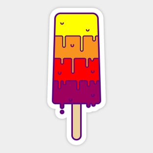 Dripping Ice Lolly / Popsicle Sticker